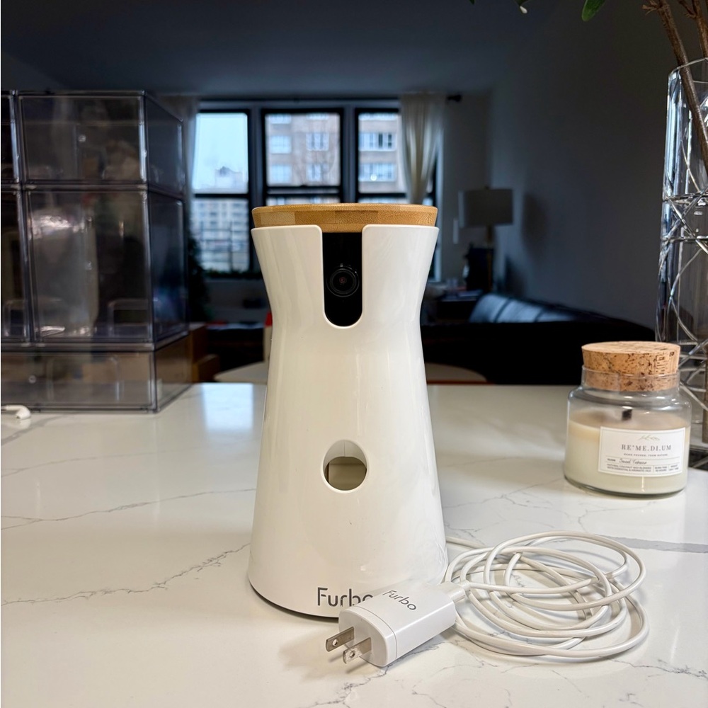 Furbo Dog Camera - White and Tan
